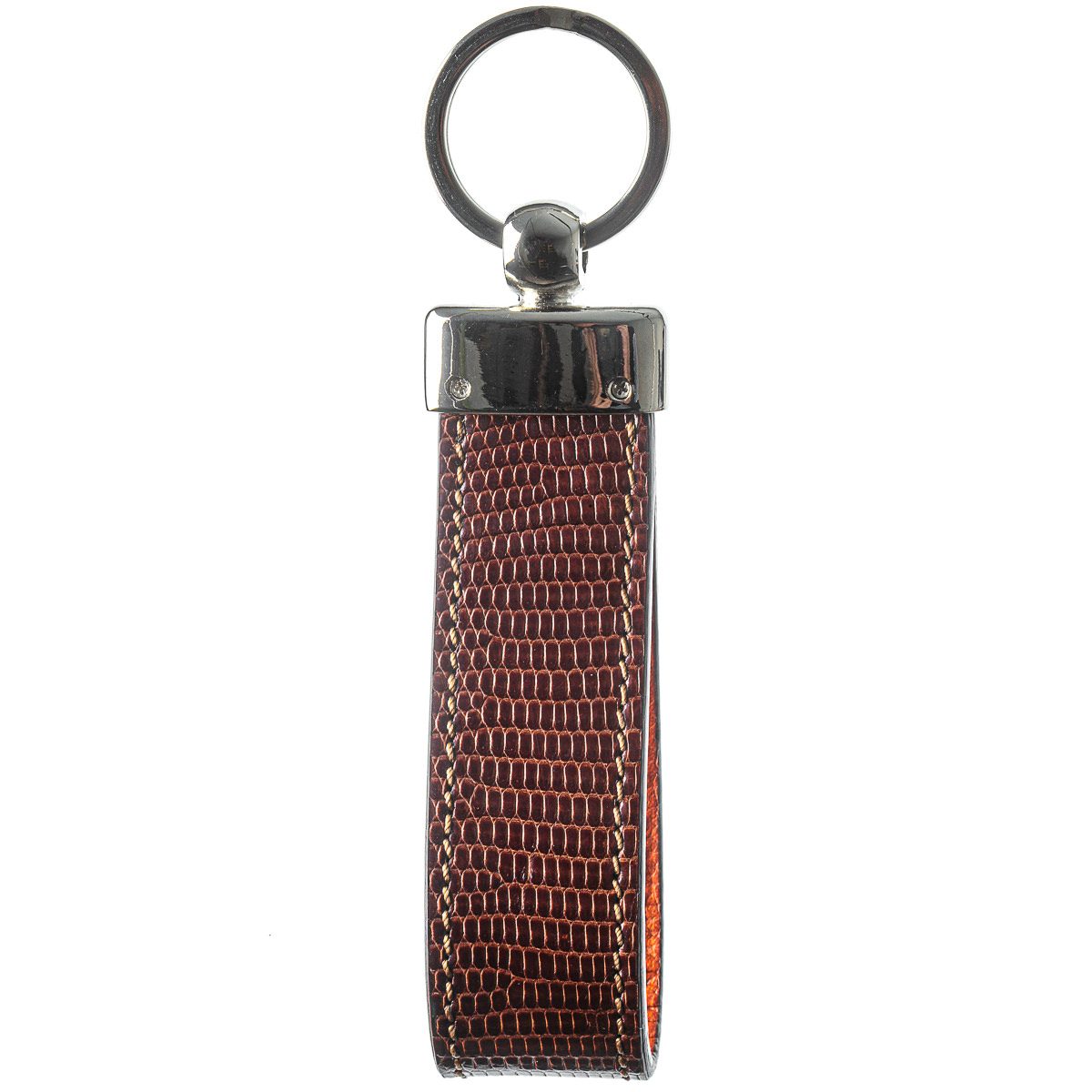 Porte clef cuir exotique